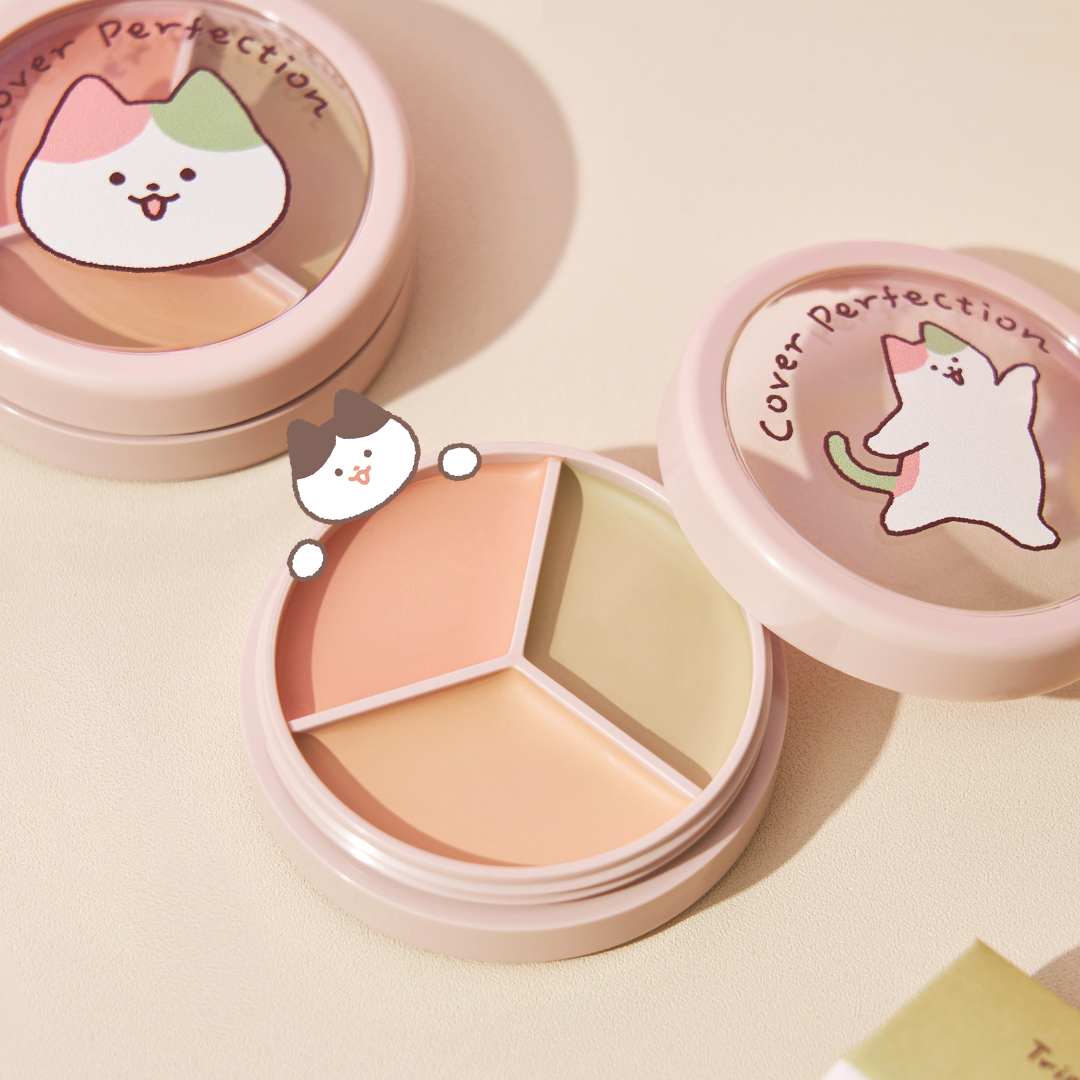 Limited Edition Cat Cover Perfection Triple Pot Concealer