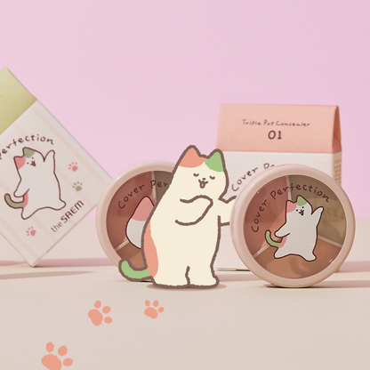 Limited Edition Cat Cover Perfection Triple Pot Concealer