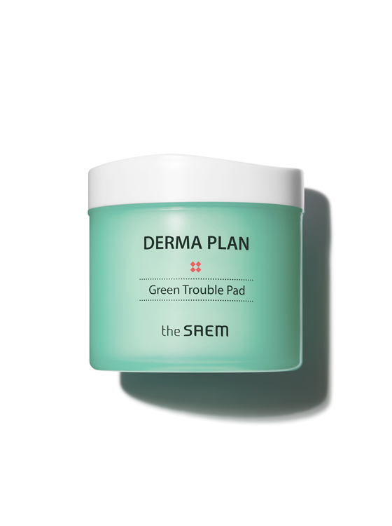 Derma Plan Green Trouble Pad 70pcs/145ml