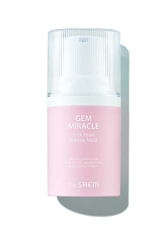 Gem Miracle Pink Pearl Bubble Mask 55g